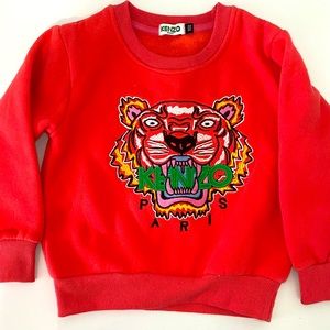 Kenzo embroidered tiger sweatershirt toddler 3t